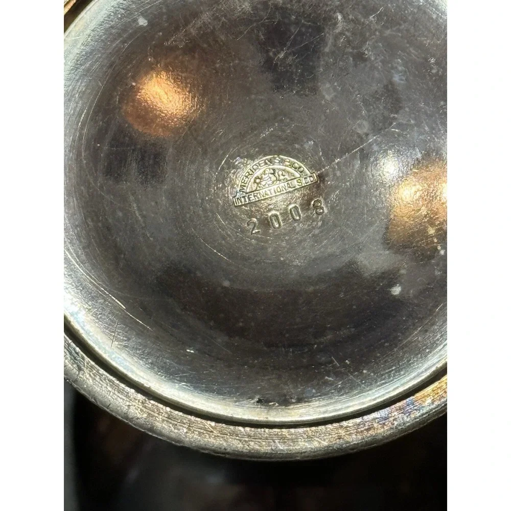Meriden S P Silver Plate Goblets International Co 2008 Vintage Set Of‎ 3